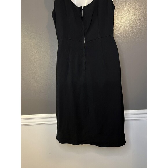 Cathy Gray Inc Dress Womens Medium Black Sleeveless Scoop Neck A-Line Cocktail - Picture 8 of 9